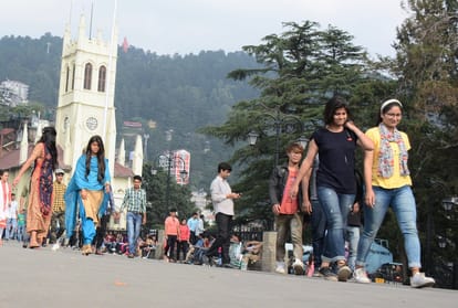 himachal weather report Two degree rise in temperature 