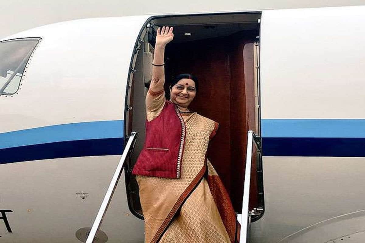 Sushma Swaraj name was recorded twice in Limca Book of Records