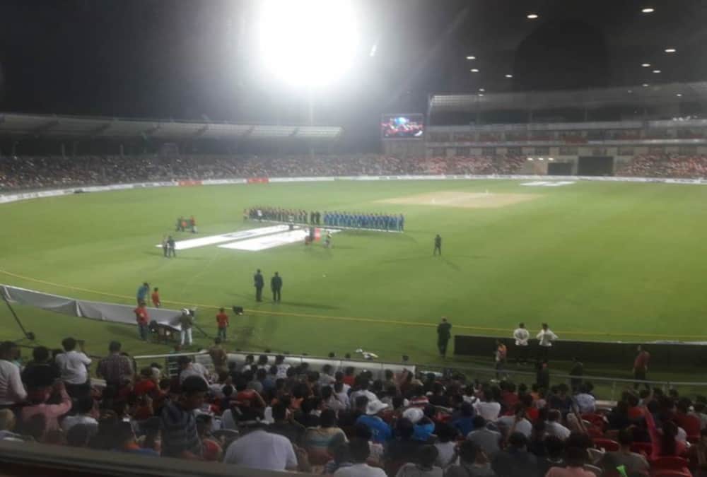 In Afghanistan and Bangladesh T20 Match in dehradun Dhoni and virat t shirt rock