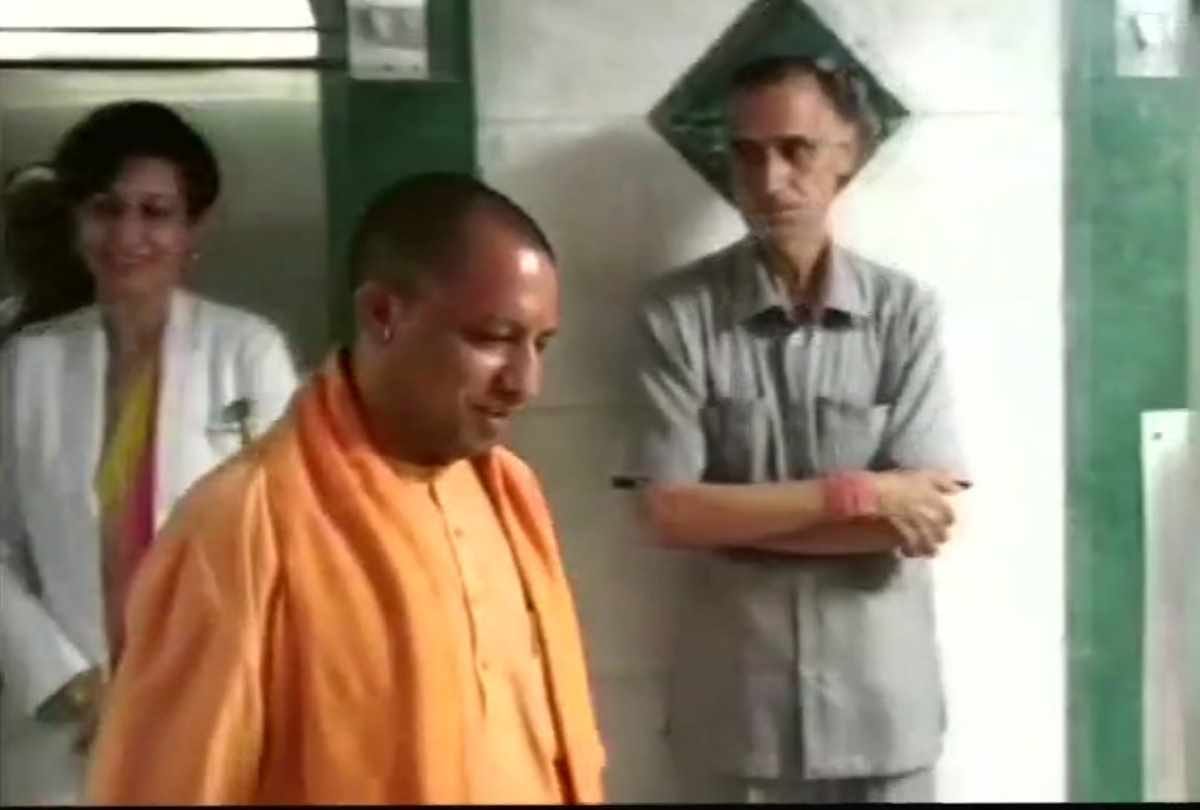 cm yogi met with deputy cm keshav mauryain delhi aiims