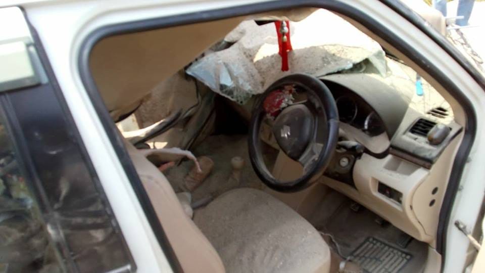  Car Accident in Muzaffarnagar haridwar highway miracle save passengers life