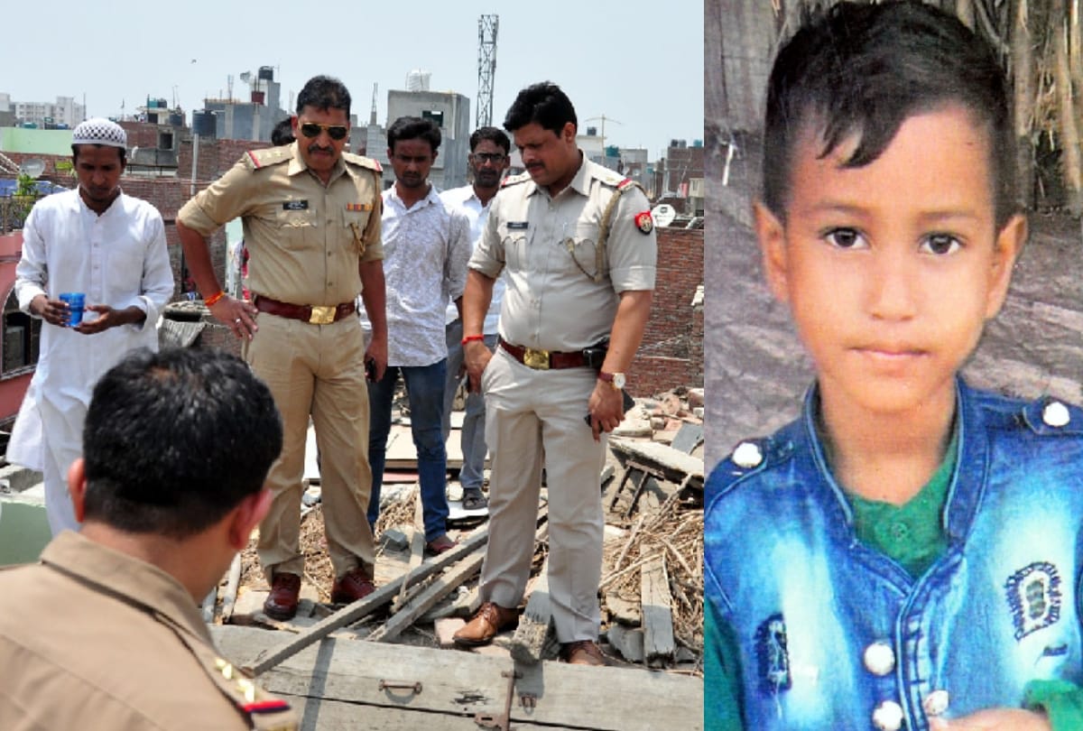 four year old who was missing from 1 and half year found in crate on neighbor terrace in sahibabad