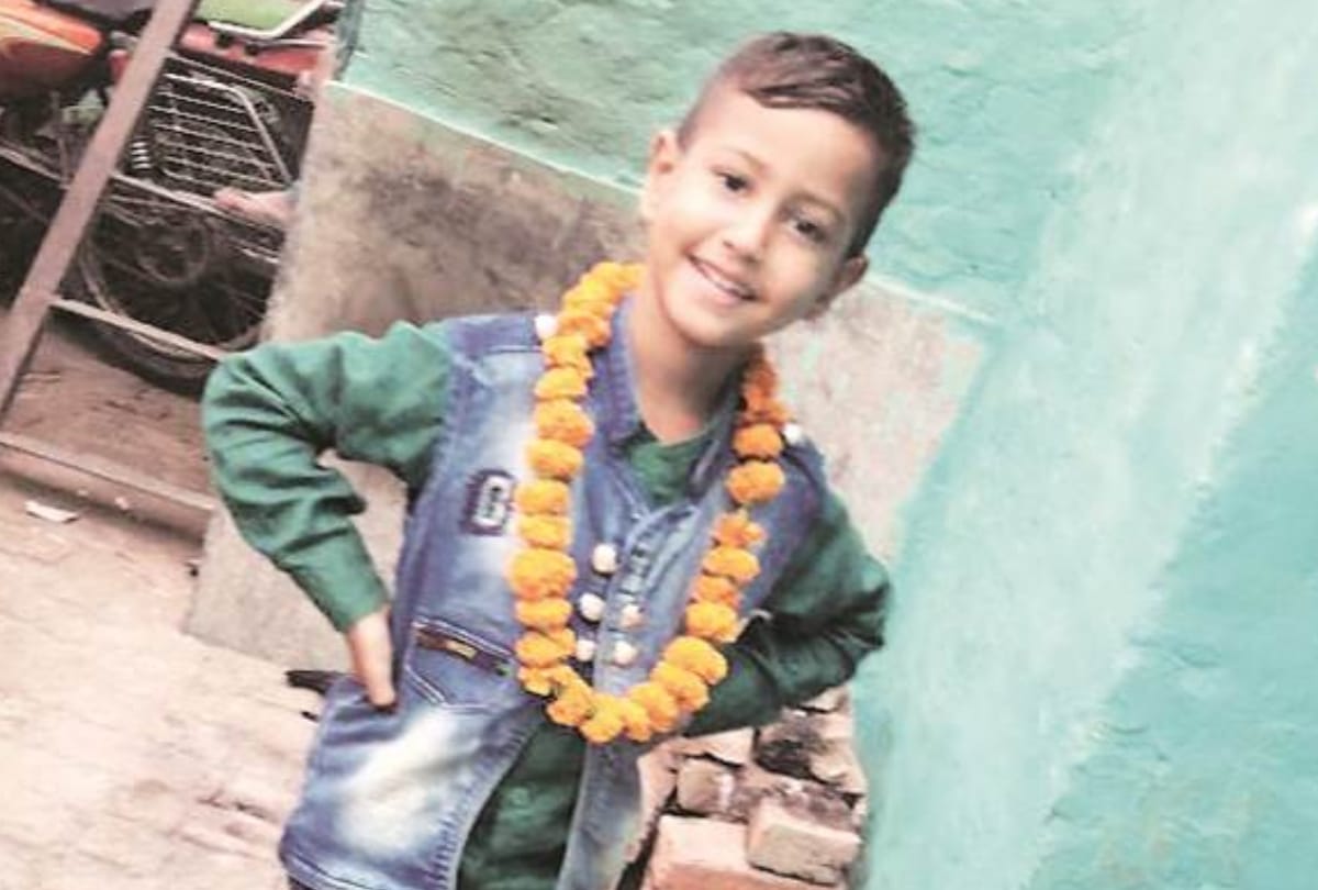 four year old who was missing from 1 and half year found in crate on neighbor terrace in sahibabad