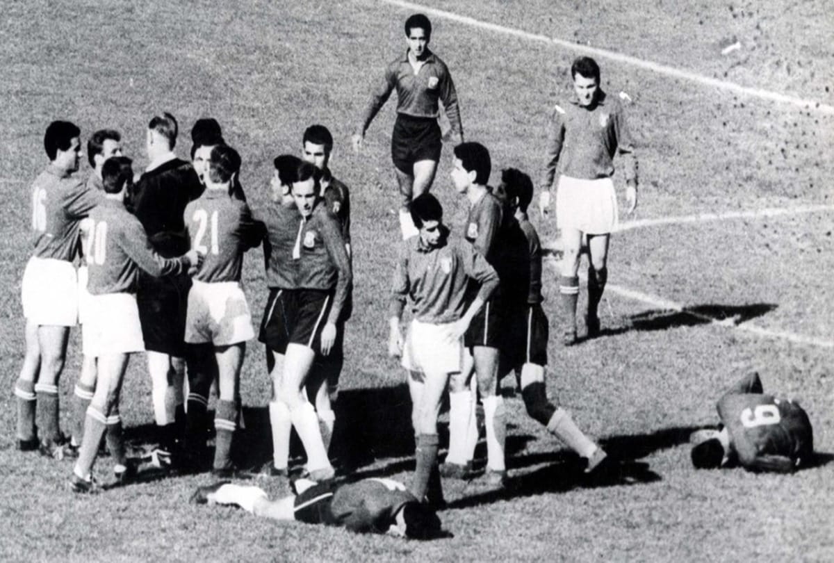1962 FIFA World Cup Chile was evidence of battle of santiago