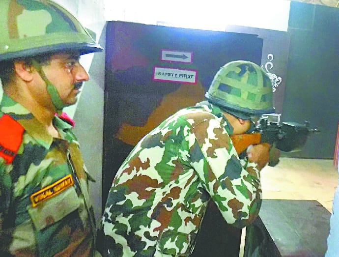 Practiced to kill the terrorists who came home