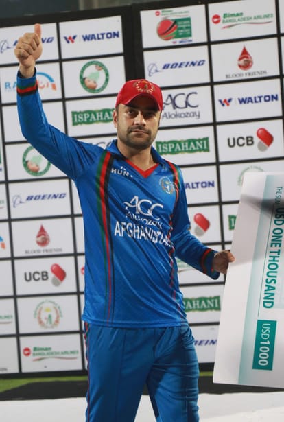 rashid khan power pack performance helps afghanistan registers easy win against bangladesh