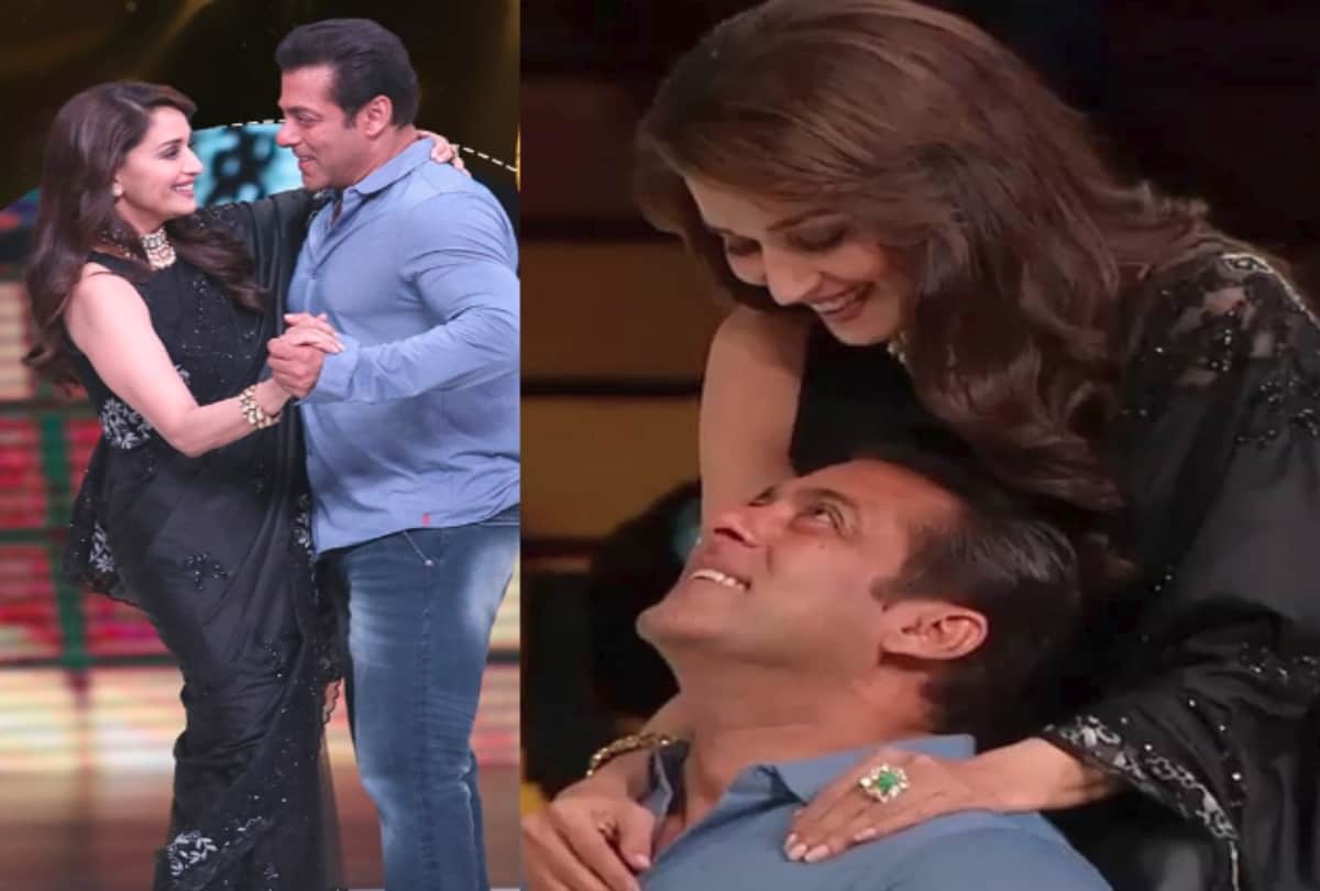 Salman Khan and Madhuri Dixit recreate Hum Aapke Hai Koun scene in Dance Deewane show 