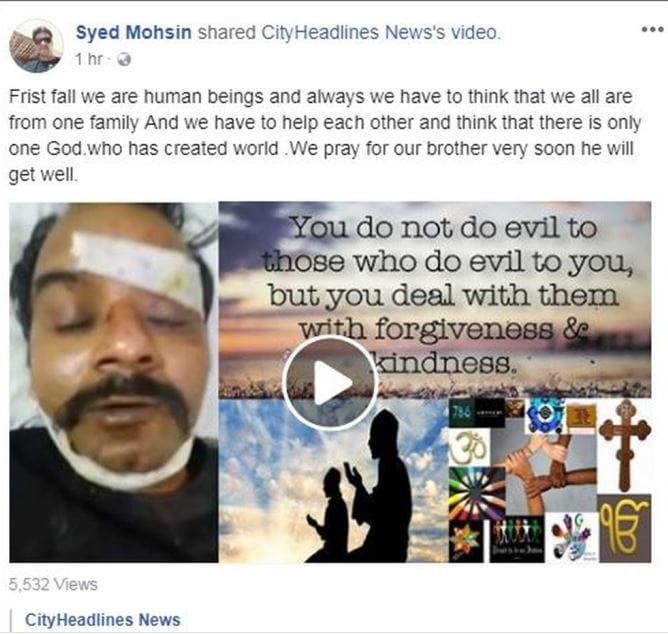 campaign on the social media for the health of deepak sharma