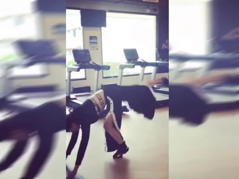 urvashi rautela video will make you fitness freak