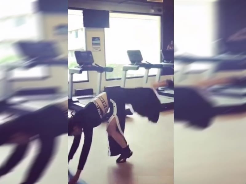 urvashi rautela video will make you fitness freak
