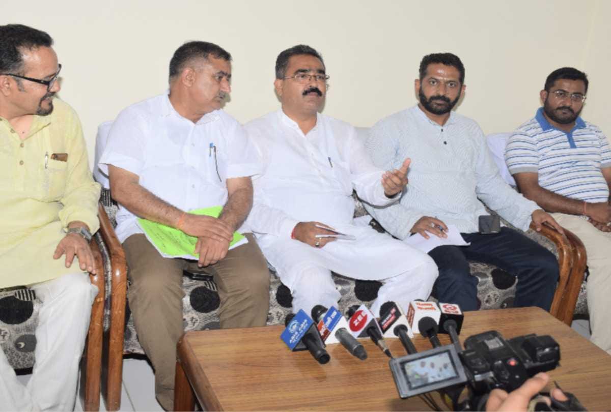  industry minister bikram singh press conference at hamirpur