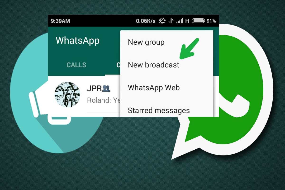 whatsapp broadcast