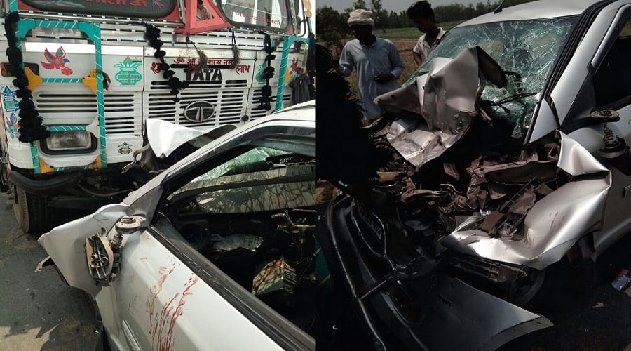 Road accident in Saharanpur, Four killed, many injured