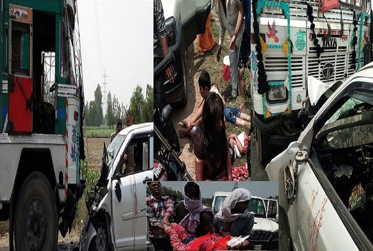 accident in Saharanpur, four people of two families died, many injured, see photos