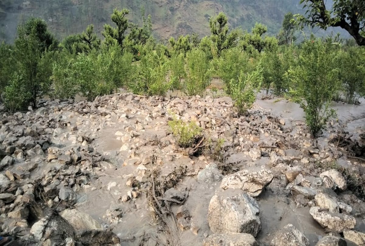massive destruction due to cloudburst at rampur bushahr area of himachal