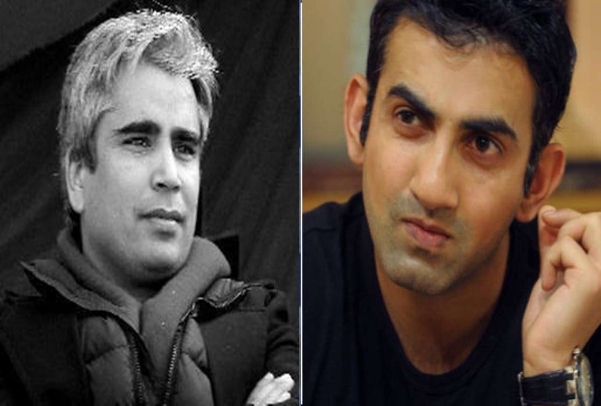 Gautam Gambhir and NC leader Tanvir Sadiq ‏had heated discussion on twitter
