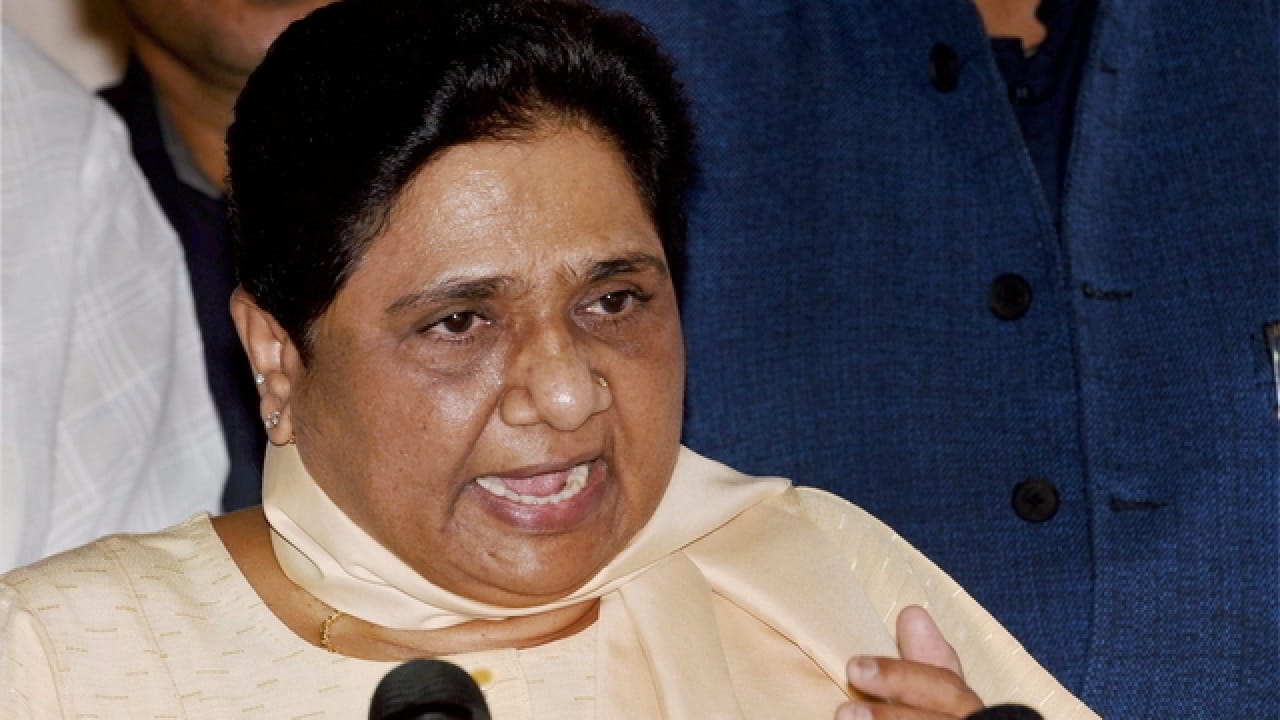 BSP chief mayawati on chandrashekhar in press conference.