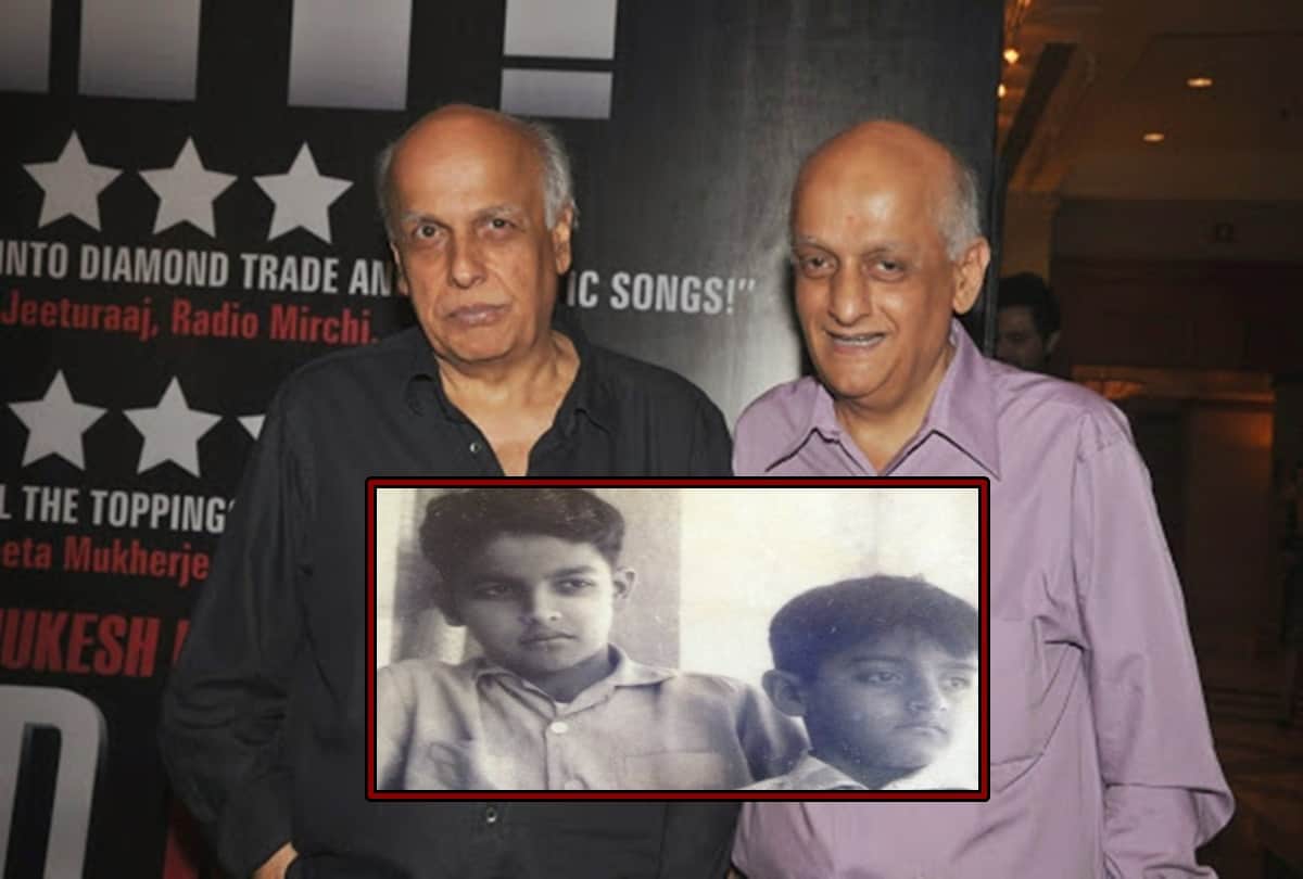 Happy birthday mukesh bhatt mahesh bhatt shares throwback picture of childhood