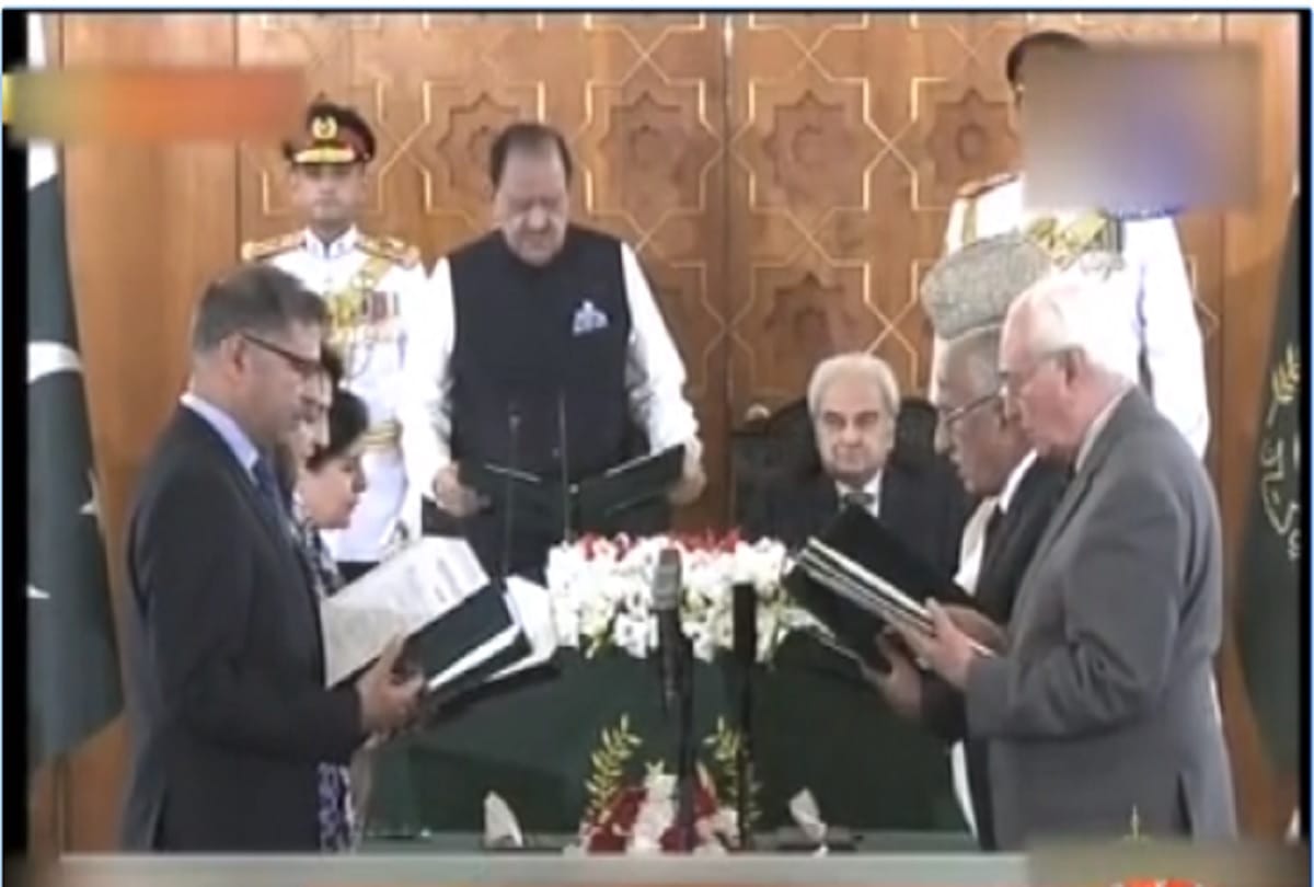 Pakistan caretaker government takes charge till polls on July 25