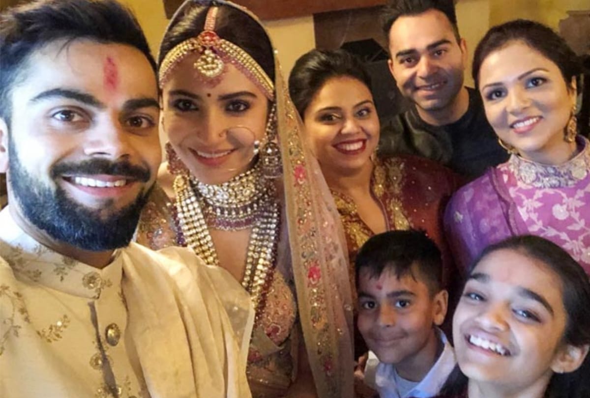 virat kohli post family pictures on instagram family visit to see him but anushka not present