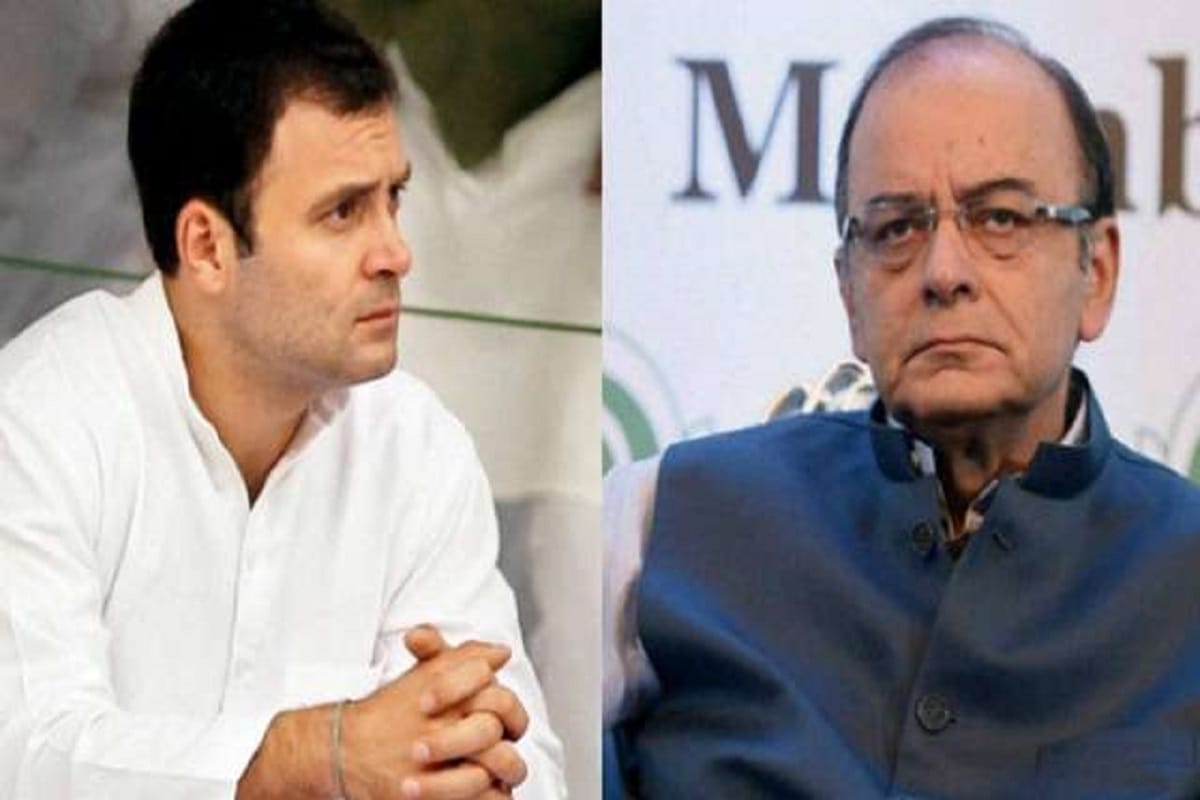Arun Jaitley slams Rahul Gandhi after speech in Mandsaur