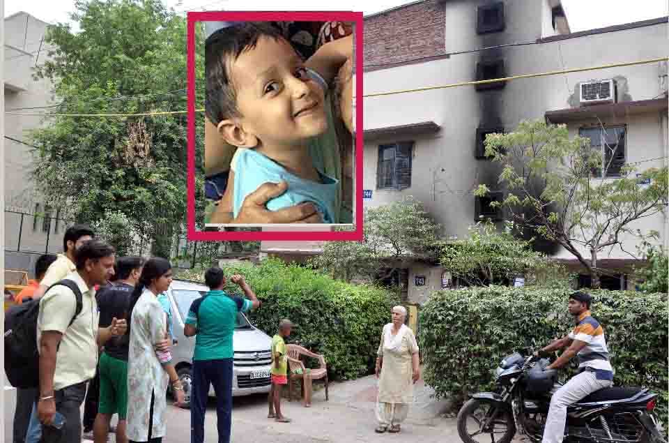  six became unconscious while six year old child dies due to fire in electric meter