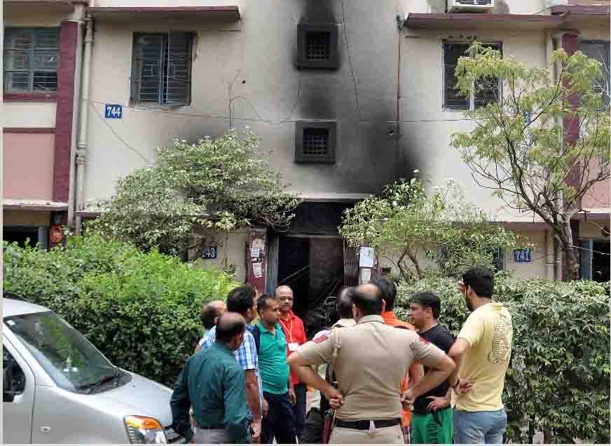  six became unconscious while six year old child dies due to fire in electric meter