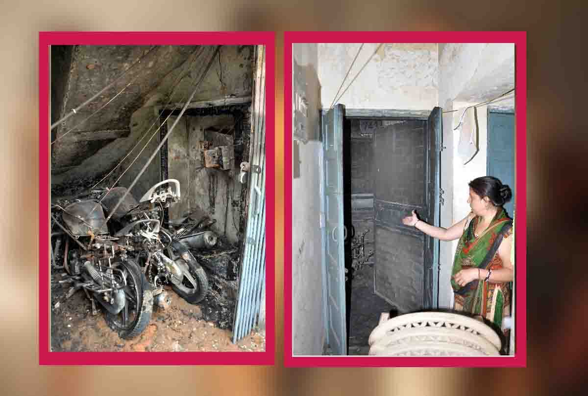  six became unconscious while six year old child dies due to fire in electric meter