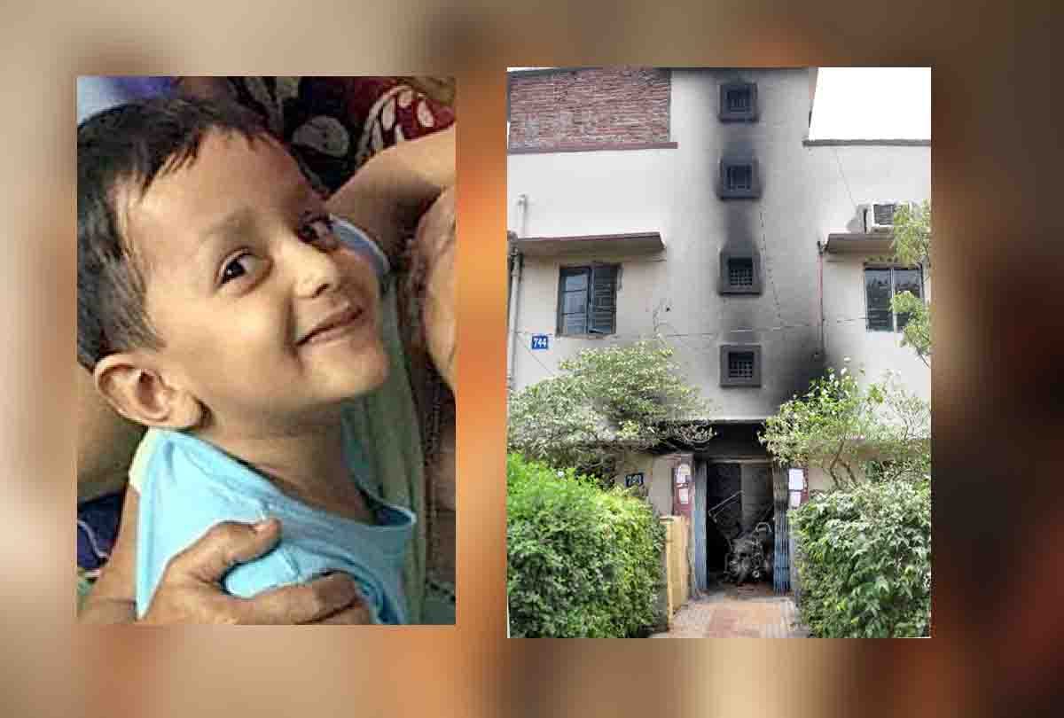  six became unconscious while six year old child dies due to fire in electric meter