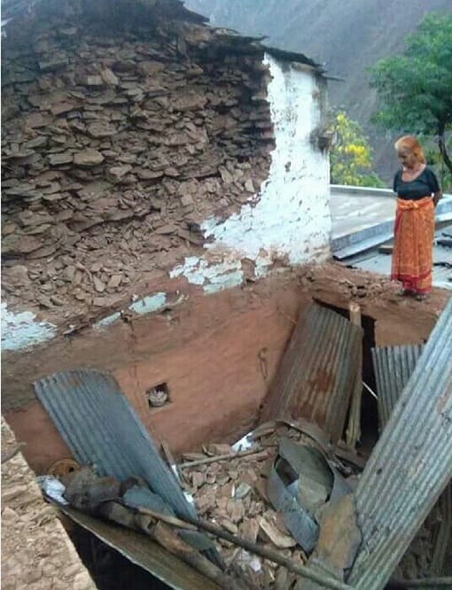 Disaster in uttarakhand after lightning and cattle death 