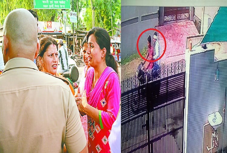 Crime in UP not stop, loot to wife of CO