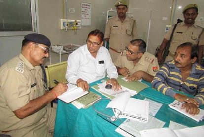 A man jumped from sonbhadra DM office for suicide