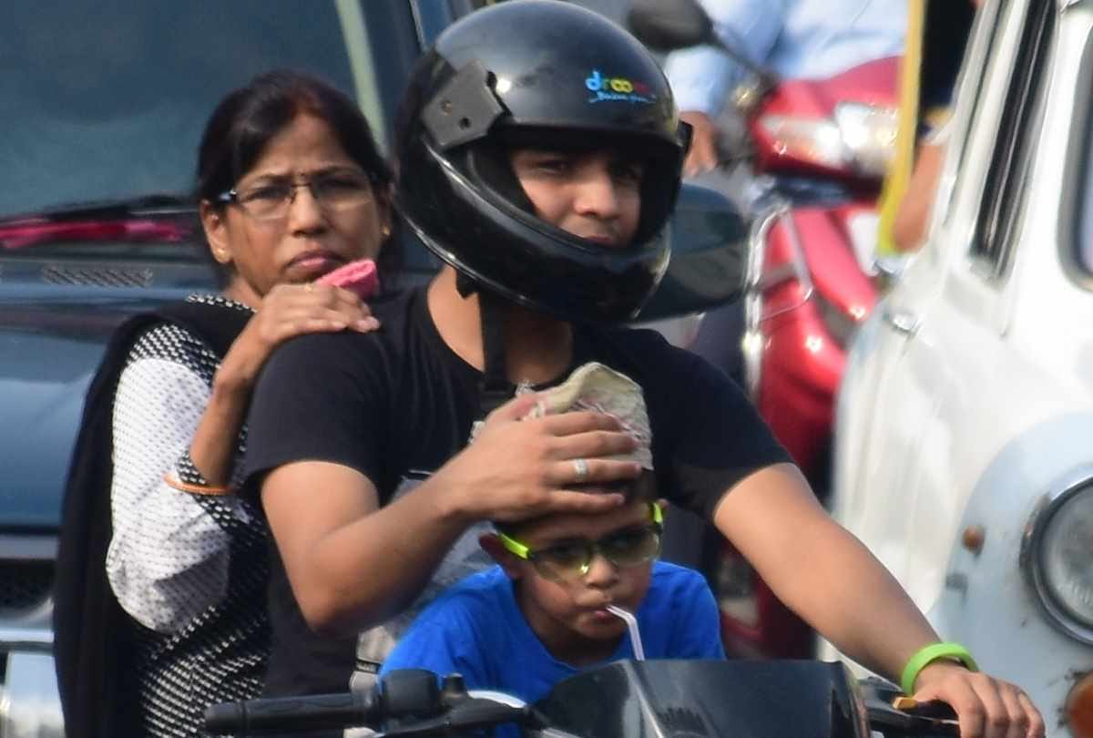 temperature raises in lucknow