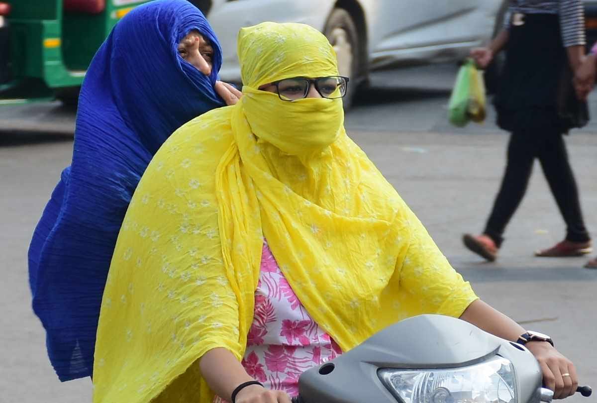 temperature raises in lucknow