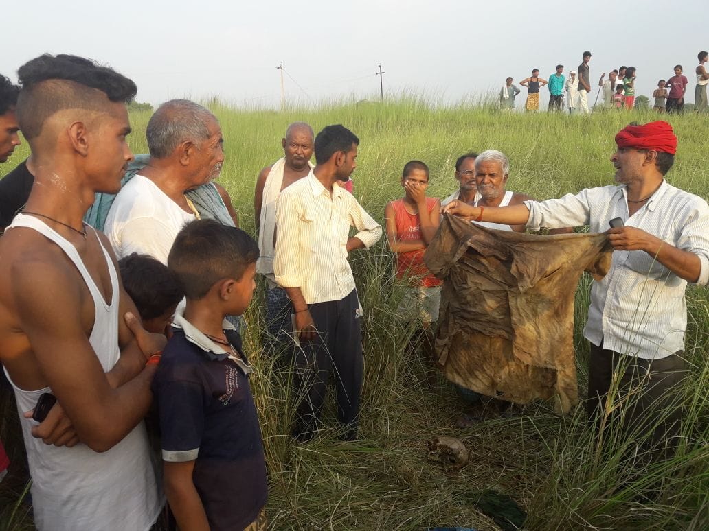 कसिली नाले में मिला नरकंकाल, सनसनी