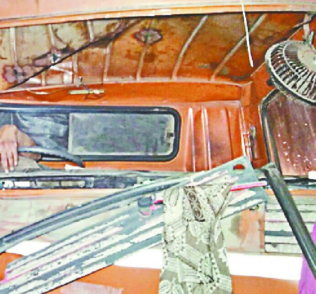karnaal highway par batjevara ke paas hadsa