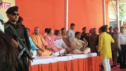 chief minister yogi adityanath visited in mainpuri 