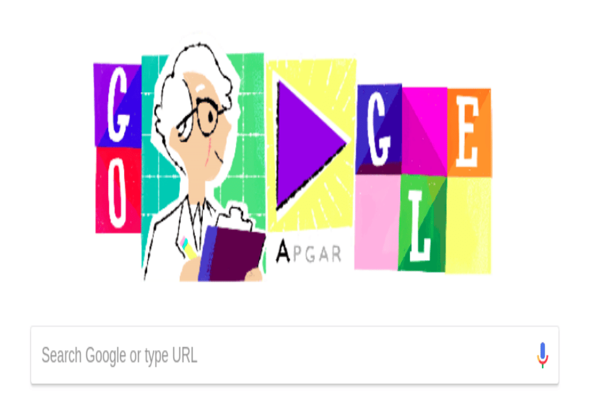 google creates doodle on dr virginia apgar
