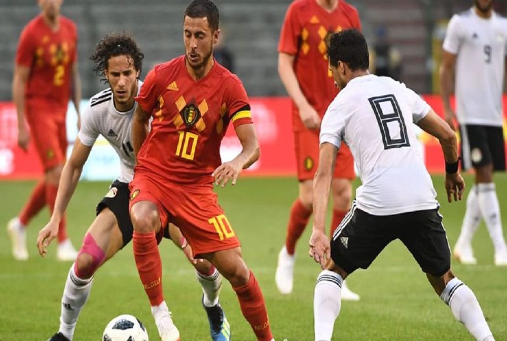Eden Hazard set Belgium beat Egypt 3-0 in a friendly match in Brussels