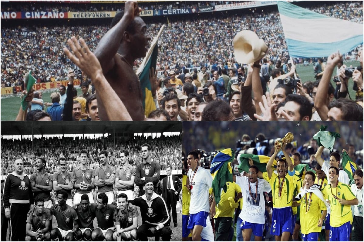 brazil won five tittle in fifa world cup history 