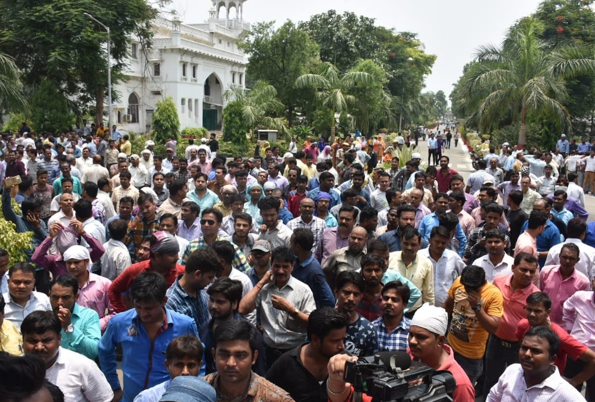 ruckus in kgmu lucknow