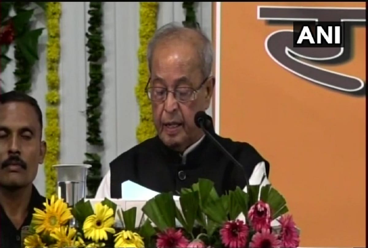 Former President Pranab Mukherjee in kolkata