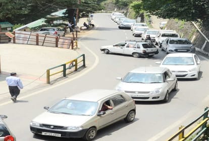Anganwadi workers protest at shimla created big traffic problem