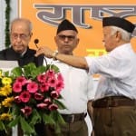 RSS is not happy with morphed photo of pranab mukherjee in nagpur event