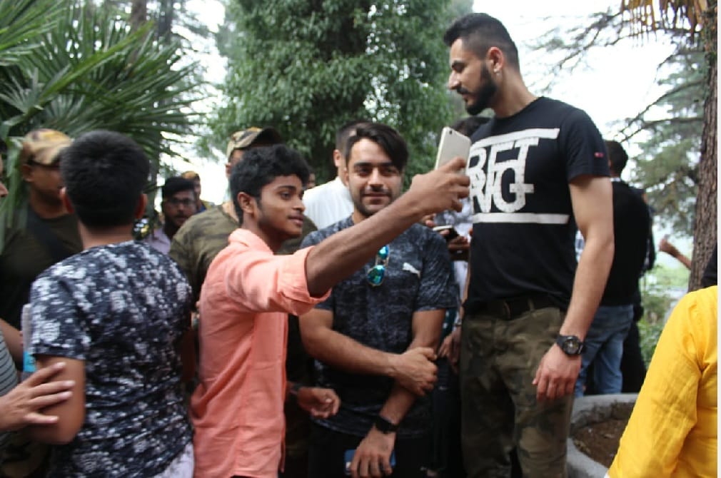 Afghanistan cricket team celebrate t20 series victory in mussoorie