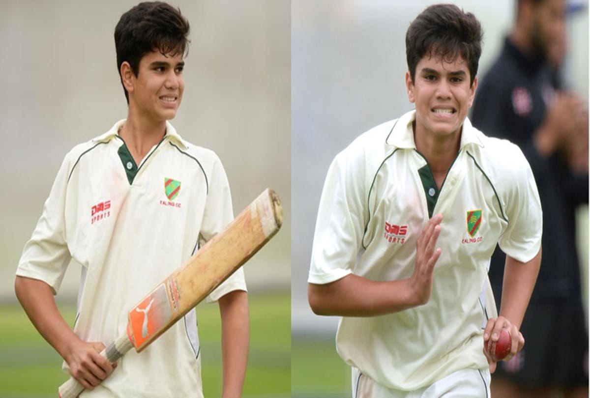 arjun tendulkar practice with team india in england