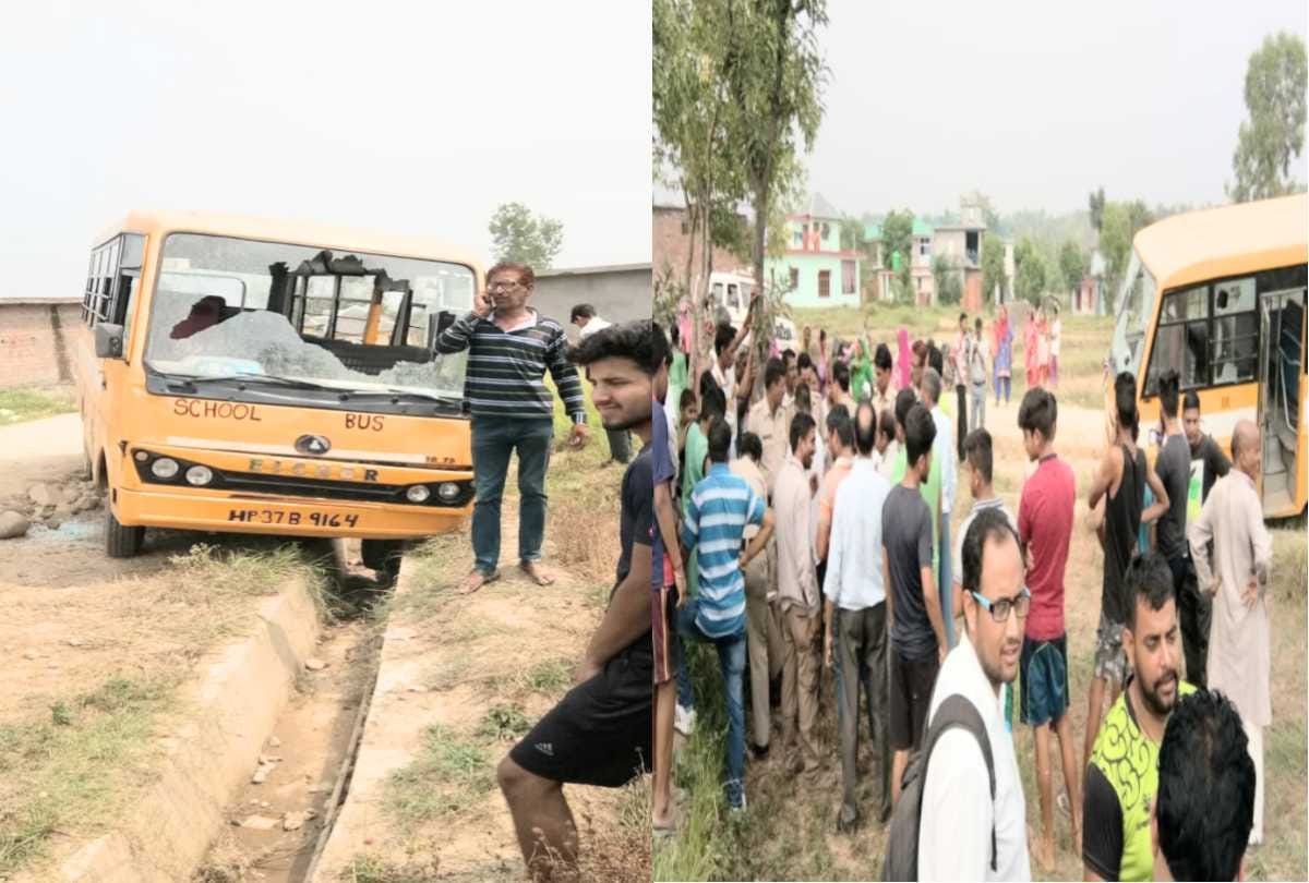 six children injured in private school bus accident at kangra