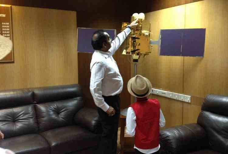 google boy Kautilya Pandit visited isro banglore for space research