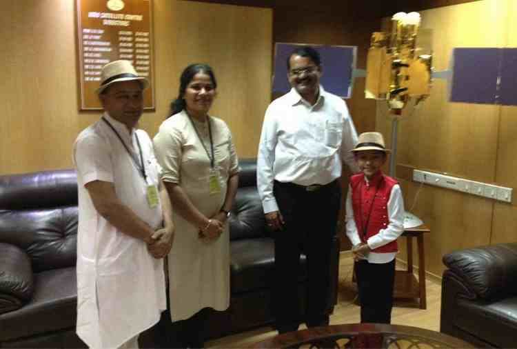 google boy Kautilya Pandit visited isro banglore for space research