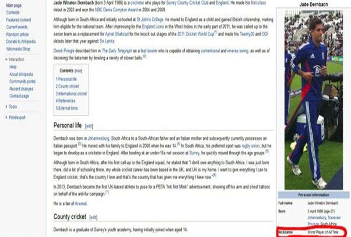 Ex Team India player Hrishikesh Kanitkar faces abusive language on his Wikipedia page